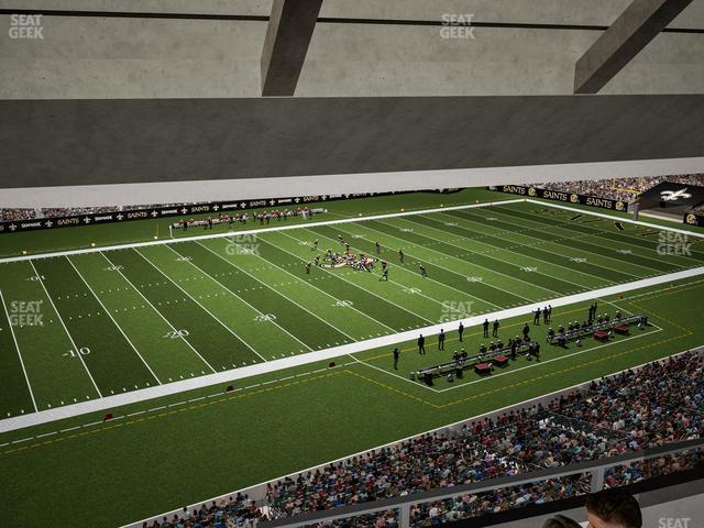 Seating view for Caesars Superdome Section Suite 456