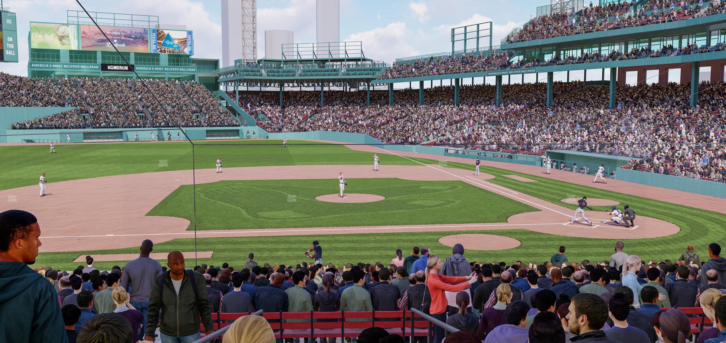 Seating view for Fenway Park Section Loge Box 146