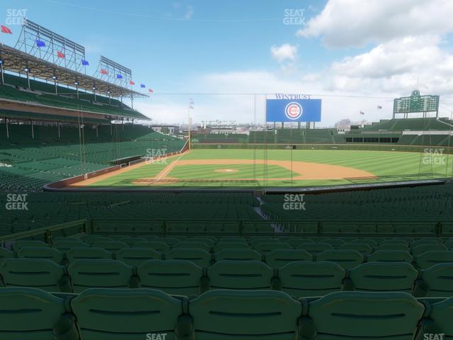 Seating view for Wrigley Field Section 222