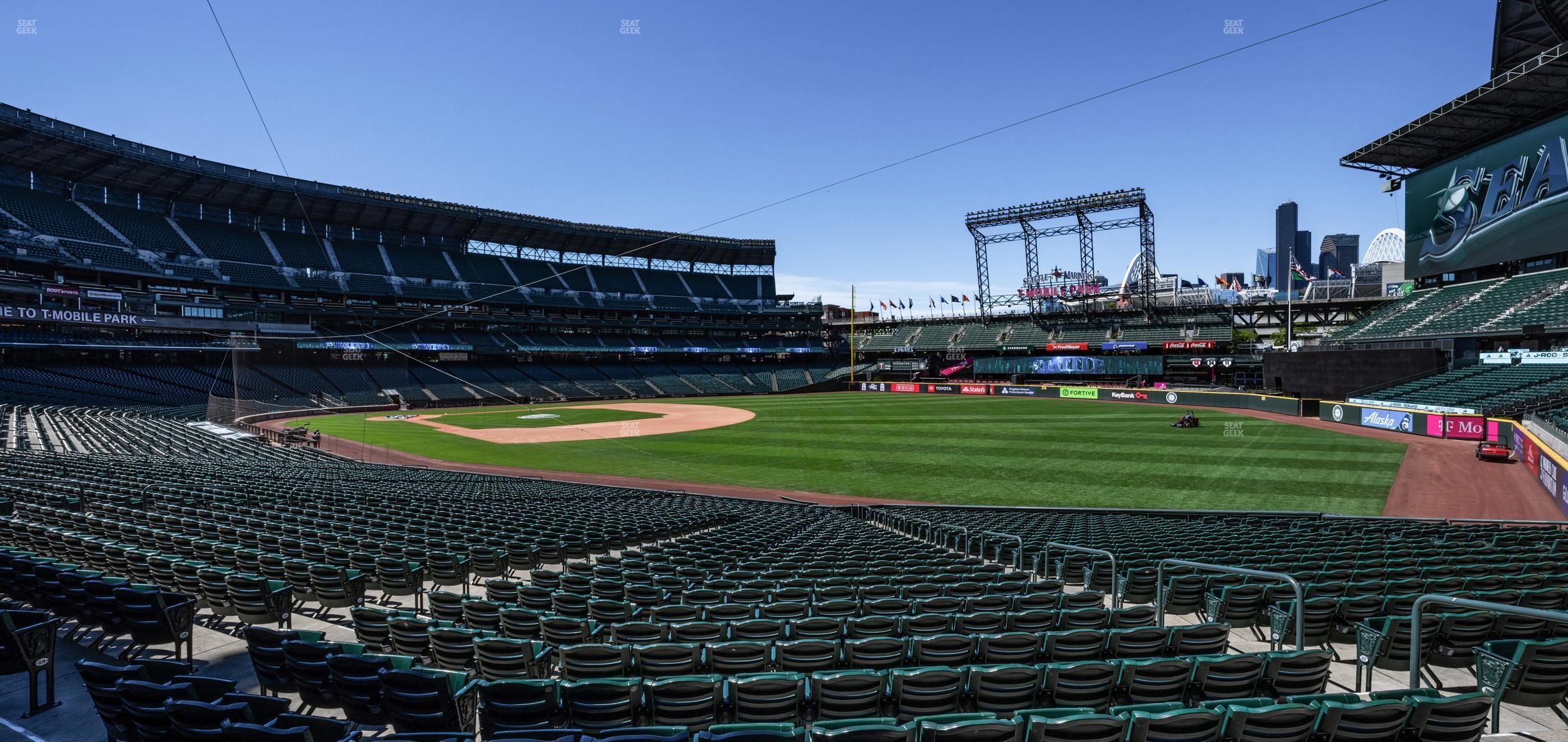 Seating view for T-Mobile Park Section 114