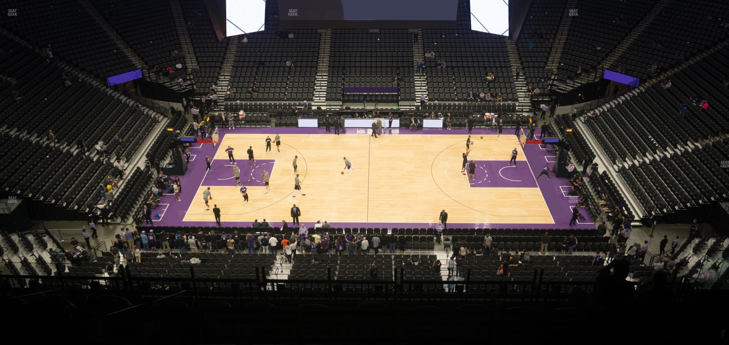 Seating view for Golden 1 Center Section 218