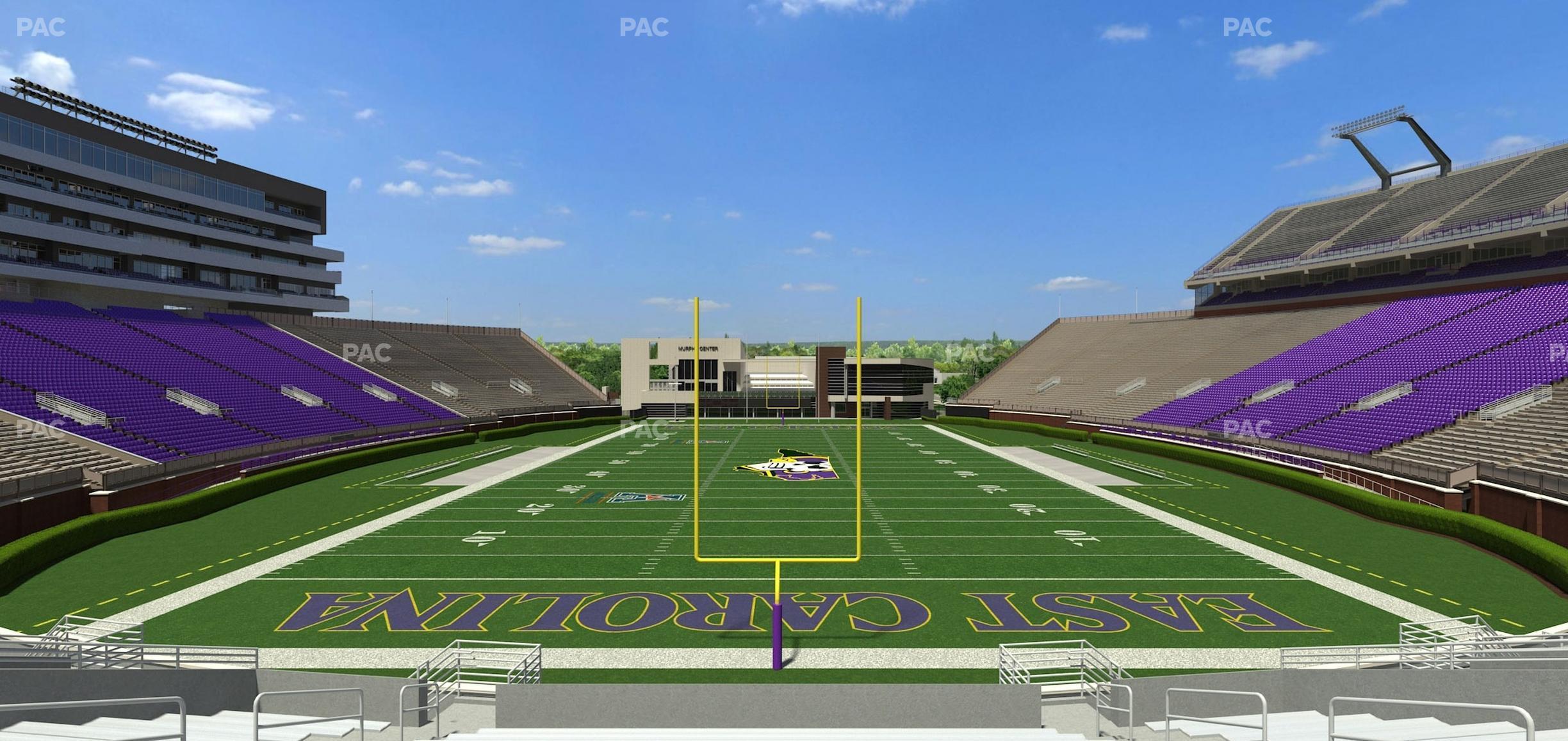 Seating view for Dowdy-Ficklen Stadium Section 27