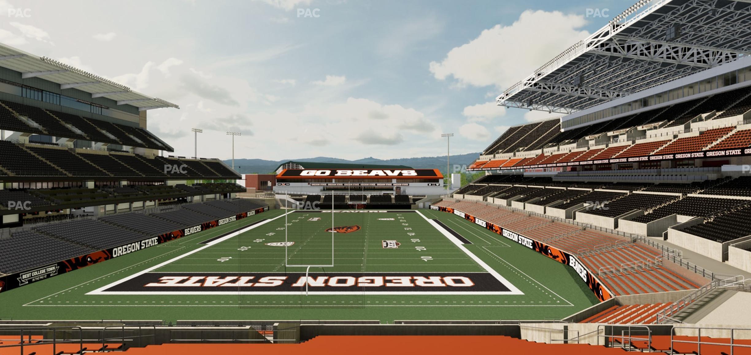 Seating view for Reser Stadium Section 124