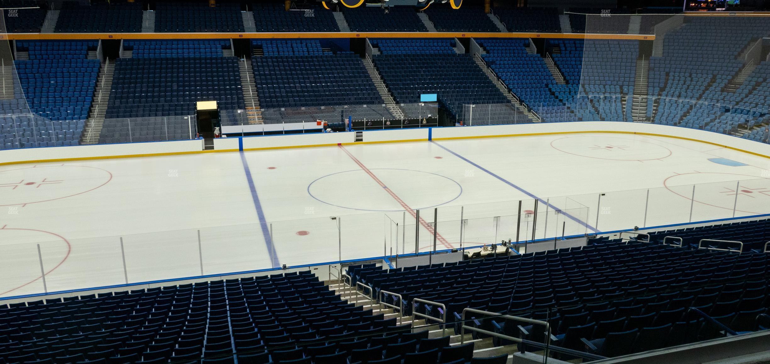 Seating view for KeyBank Center Section 219