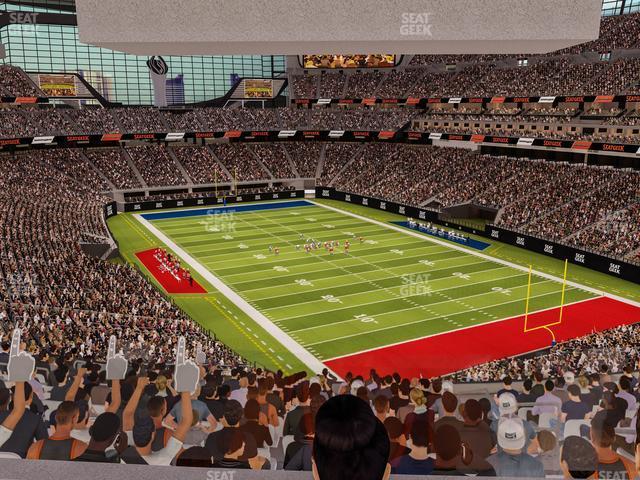 Seating view for Allegiant Stadium Section West Suite 2038