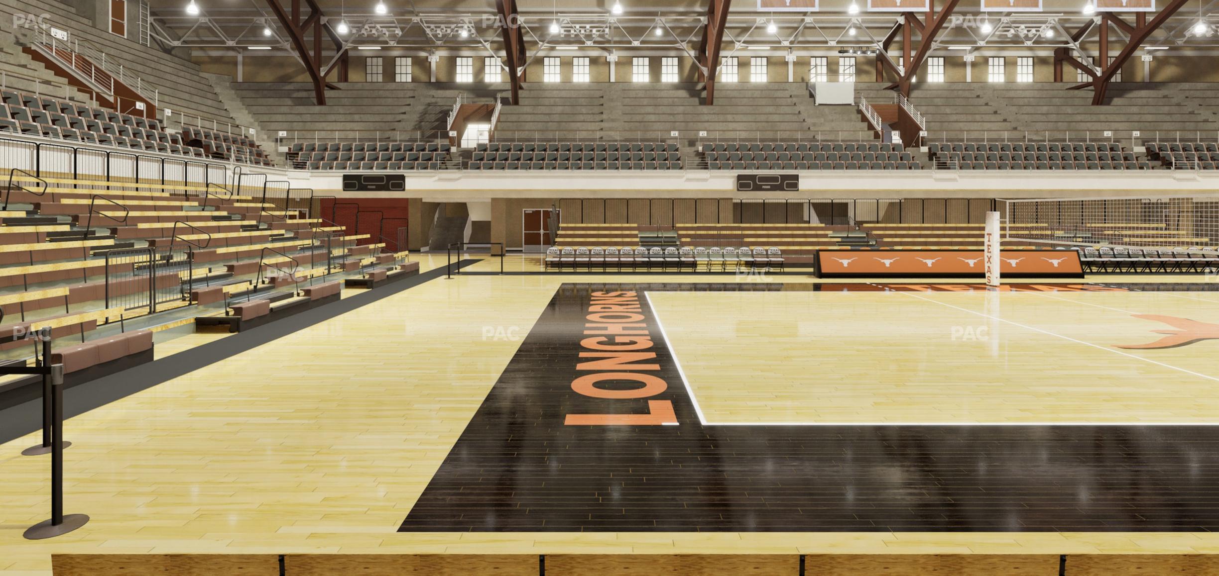 Seating view for Gregory Gym Section Floor 12