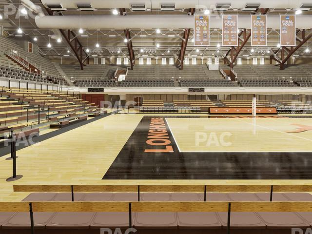 Seating view for Gregory Gym Section Floor 12