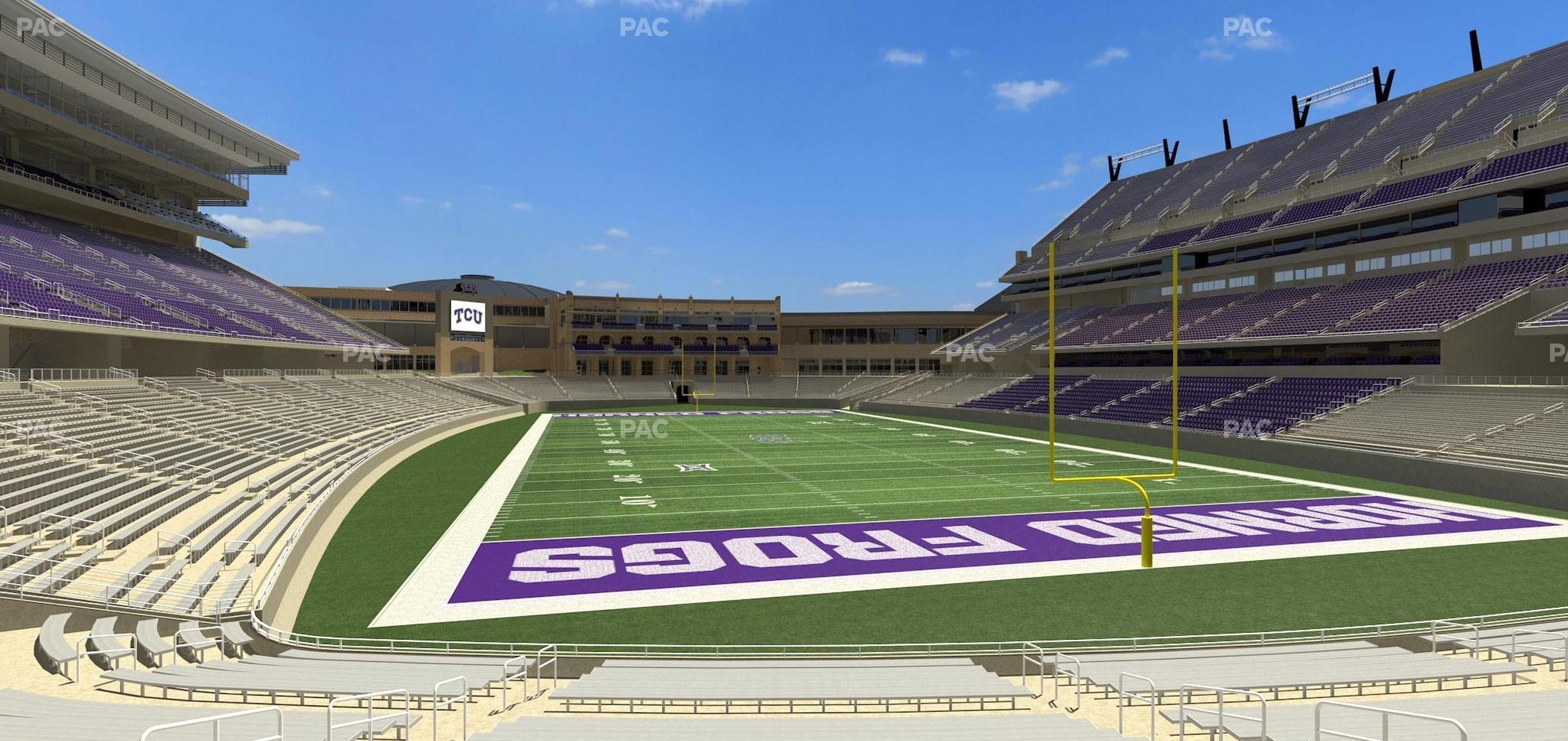 Seating view for Amon G Carter Stadium Section 117