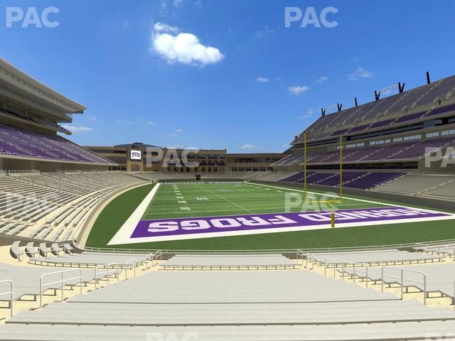 Seating view for Amon G Carter Stadium Section 117