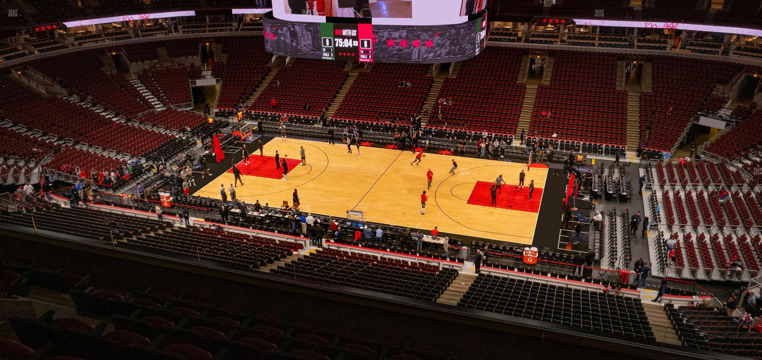 Seating view for United Center Section 333