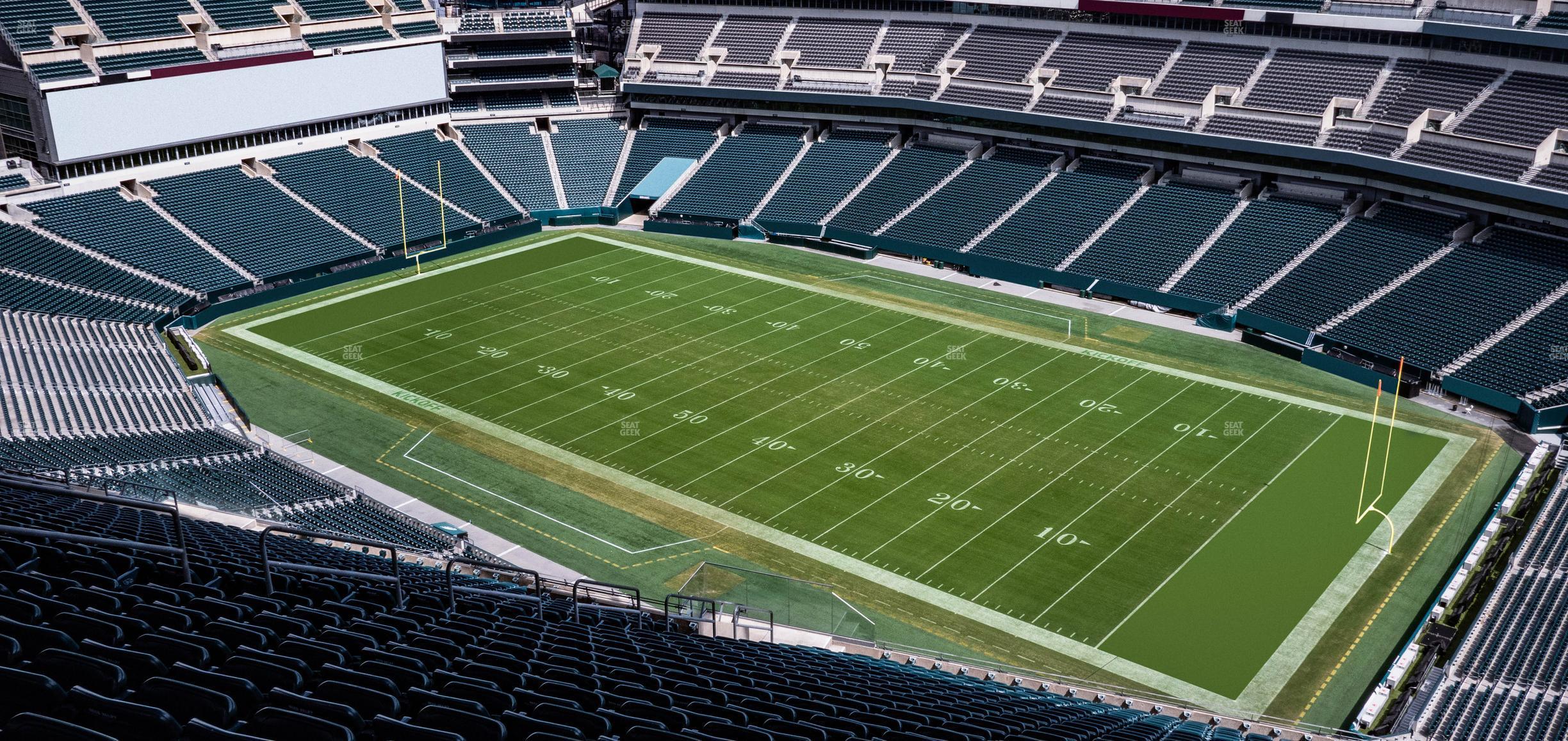 Seating view for Lincoln Financial Field Section 206