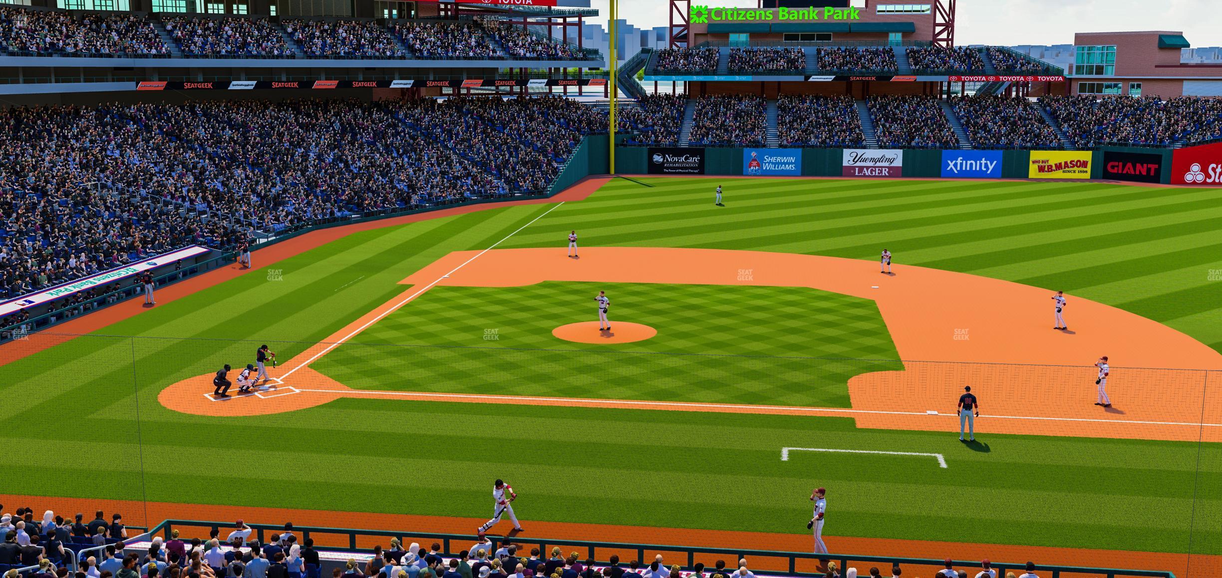 Seating view for Citizens Bank Park Section Suite 46