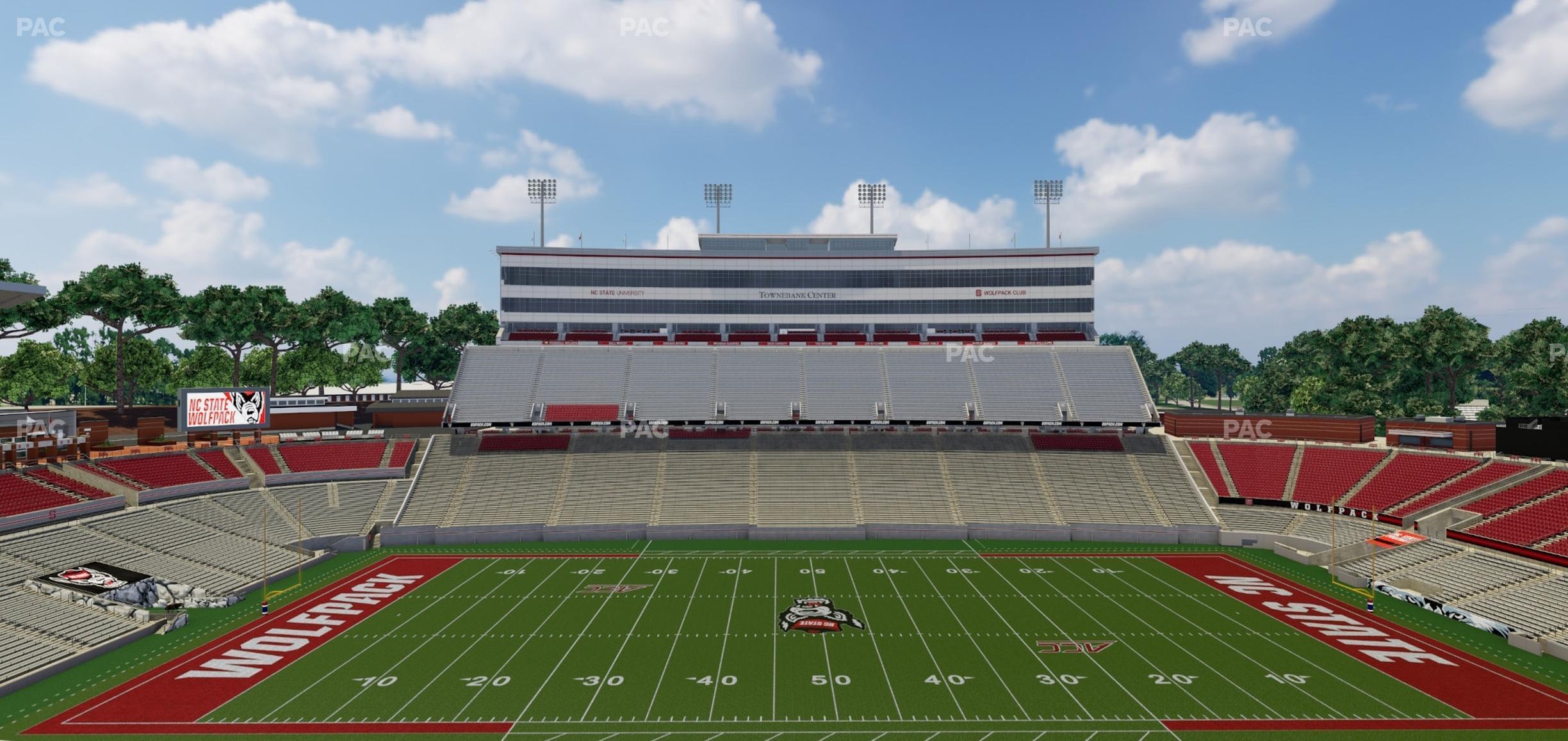 Seating view for Carter-Finley Stadium Section 12