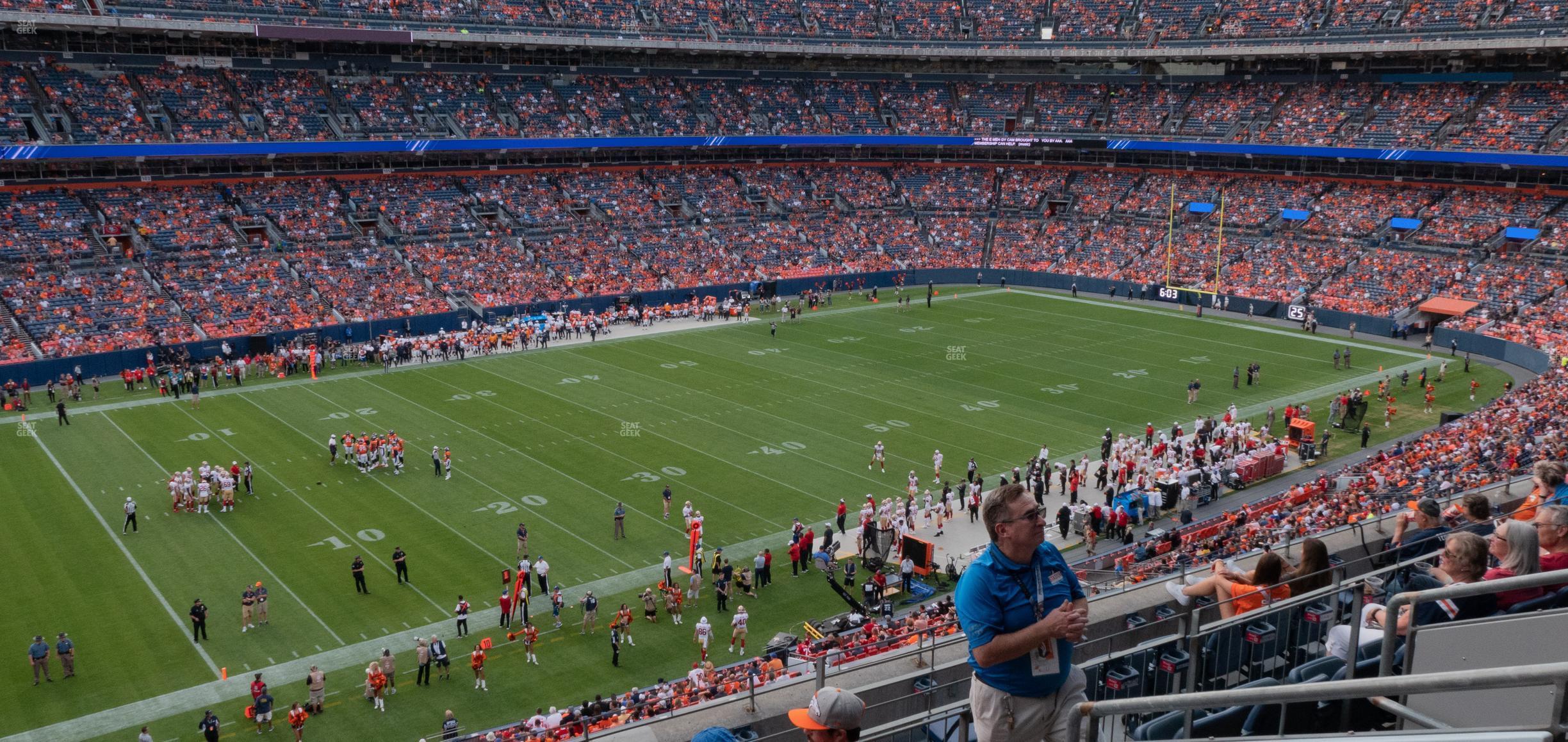 Seating view for Empower Field at Mile High Section 343