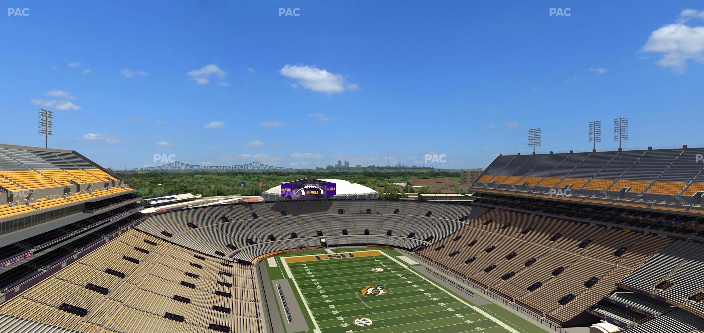 Seating view for Tiger Stadium Section 657