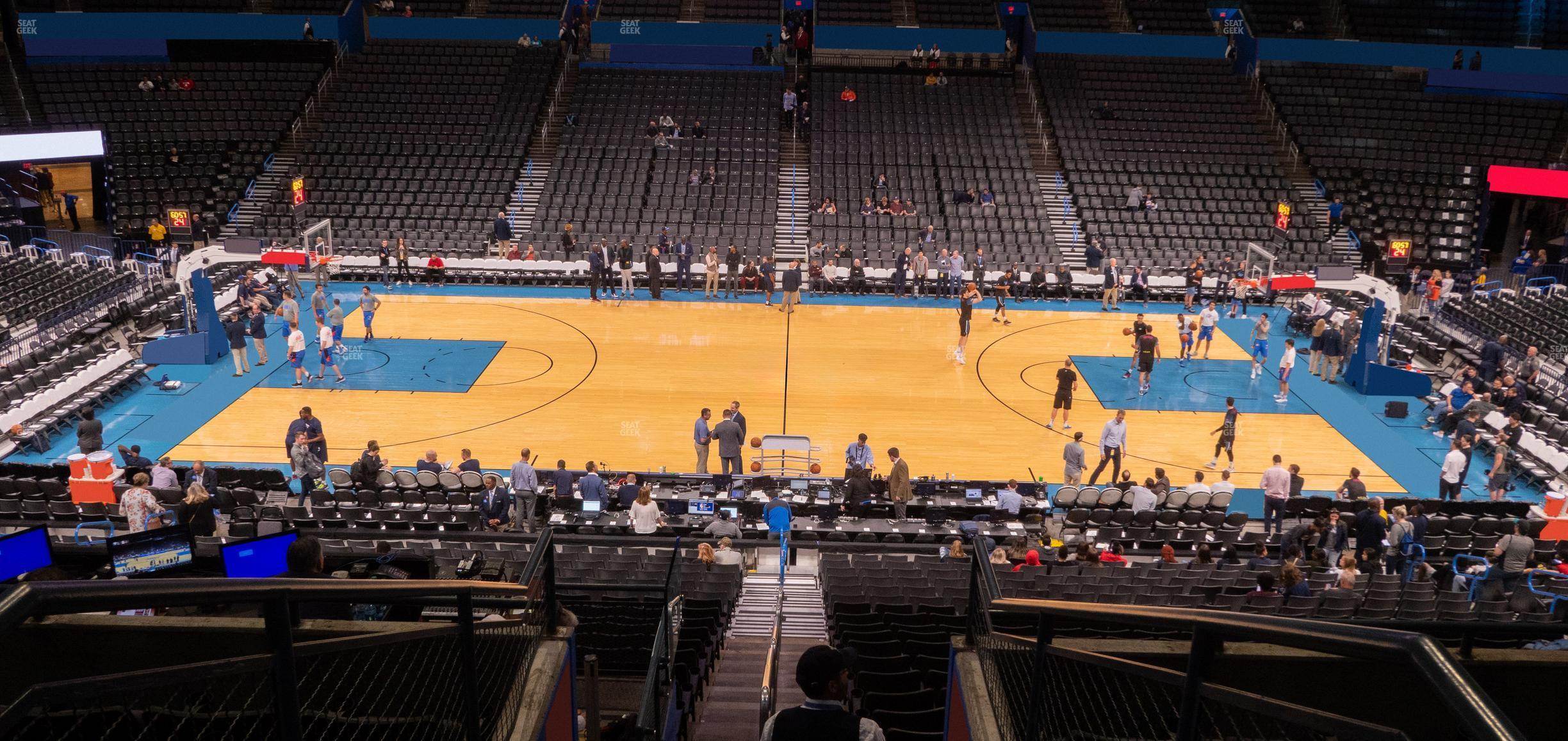 Seating view for Paycom Center Section 223