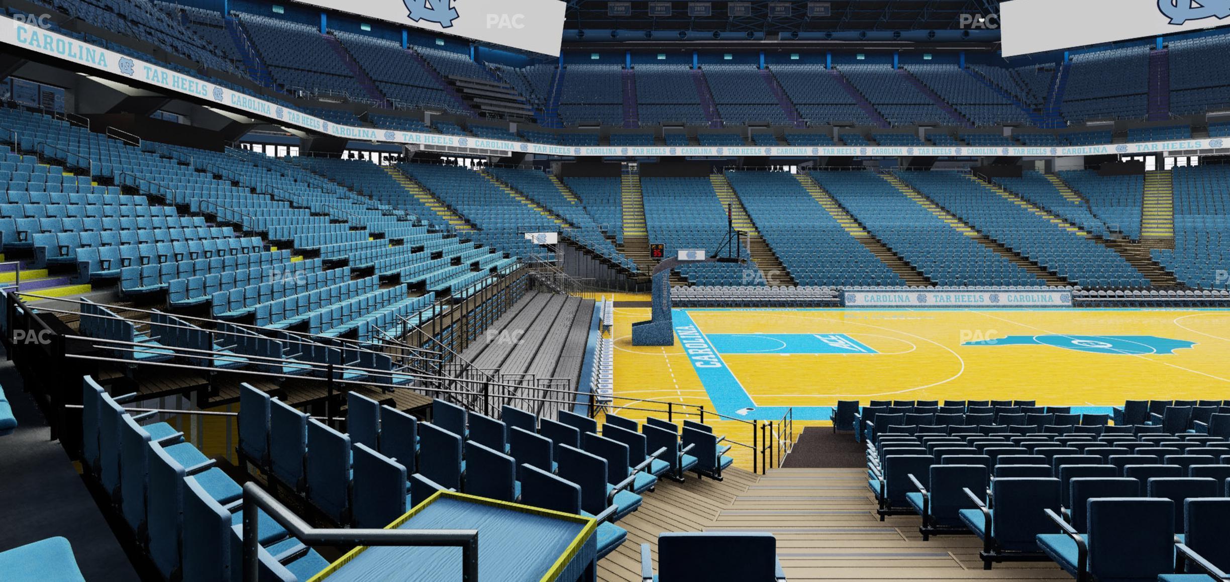 Seating view for Dean Smith Center Section 123