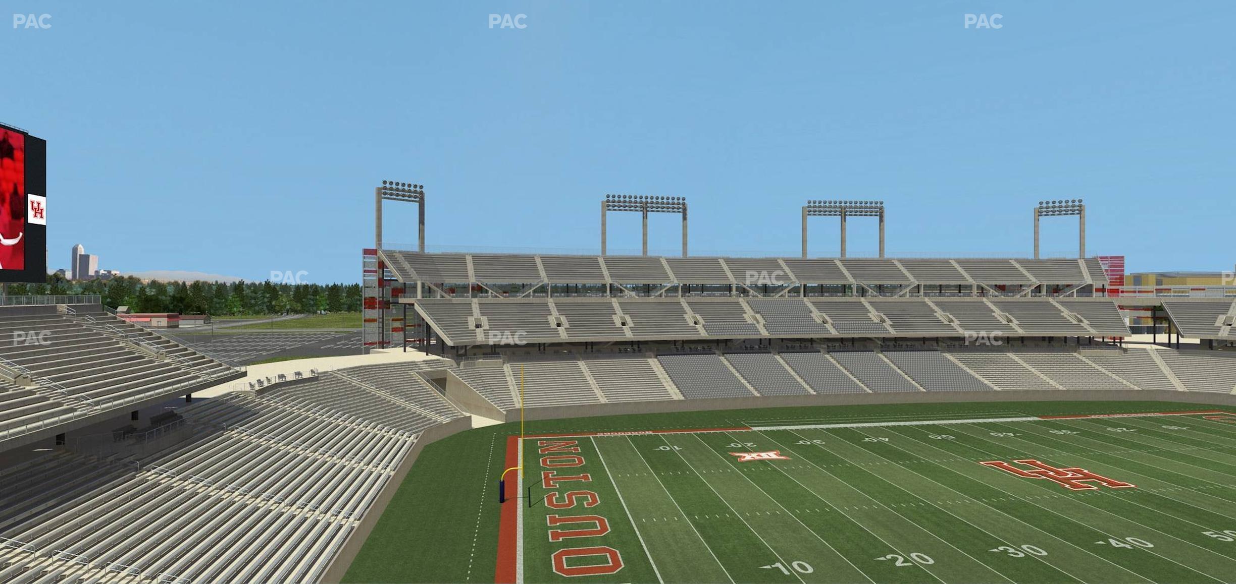 Seating view for TDECU Stadium Section 312