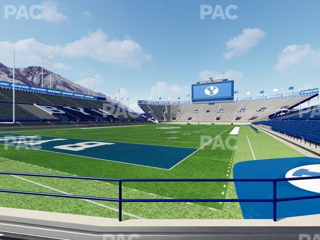 Seating view for LaVell Edwards Stadium Section 23