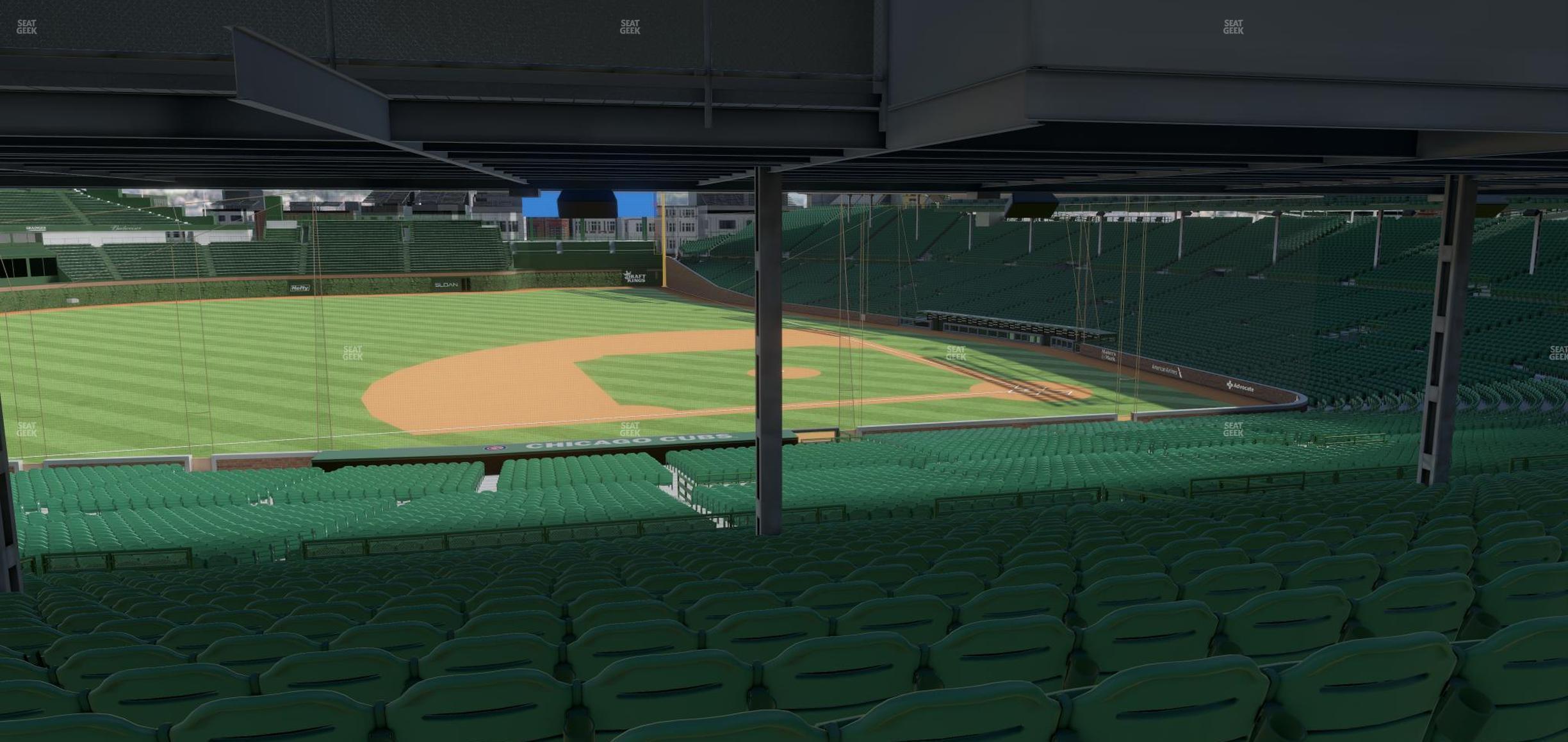 Seating view for Wrigley Field Section 210