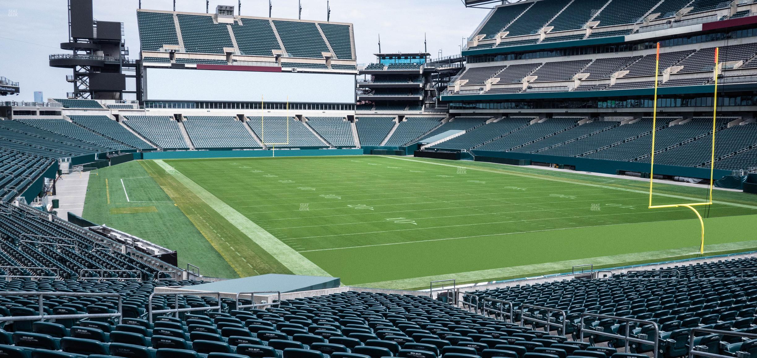 Seating view for Lincoln Financial Field Section 107