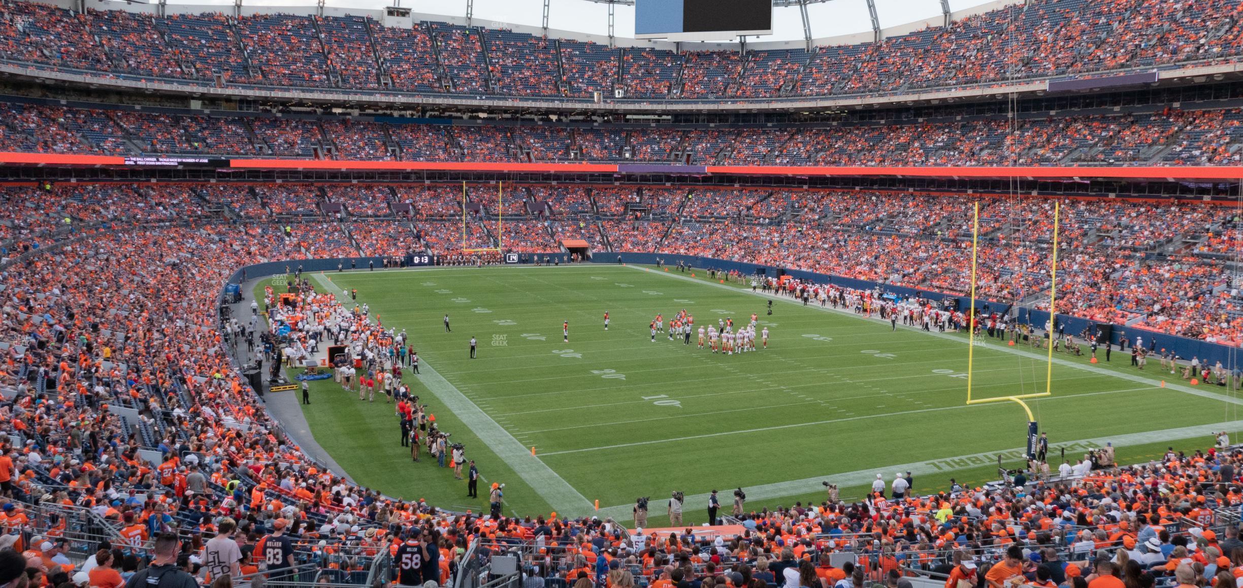 Seating view for Empower Field at Mile High Section 235