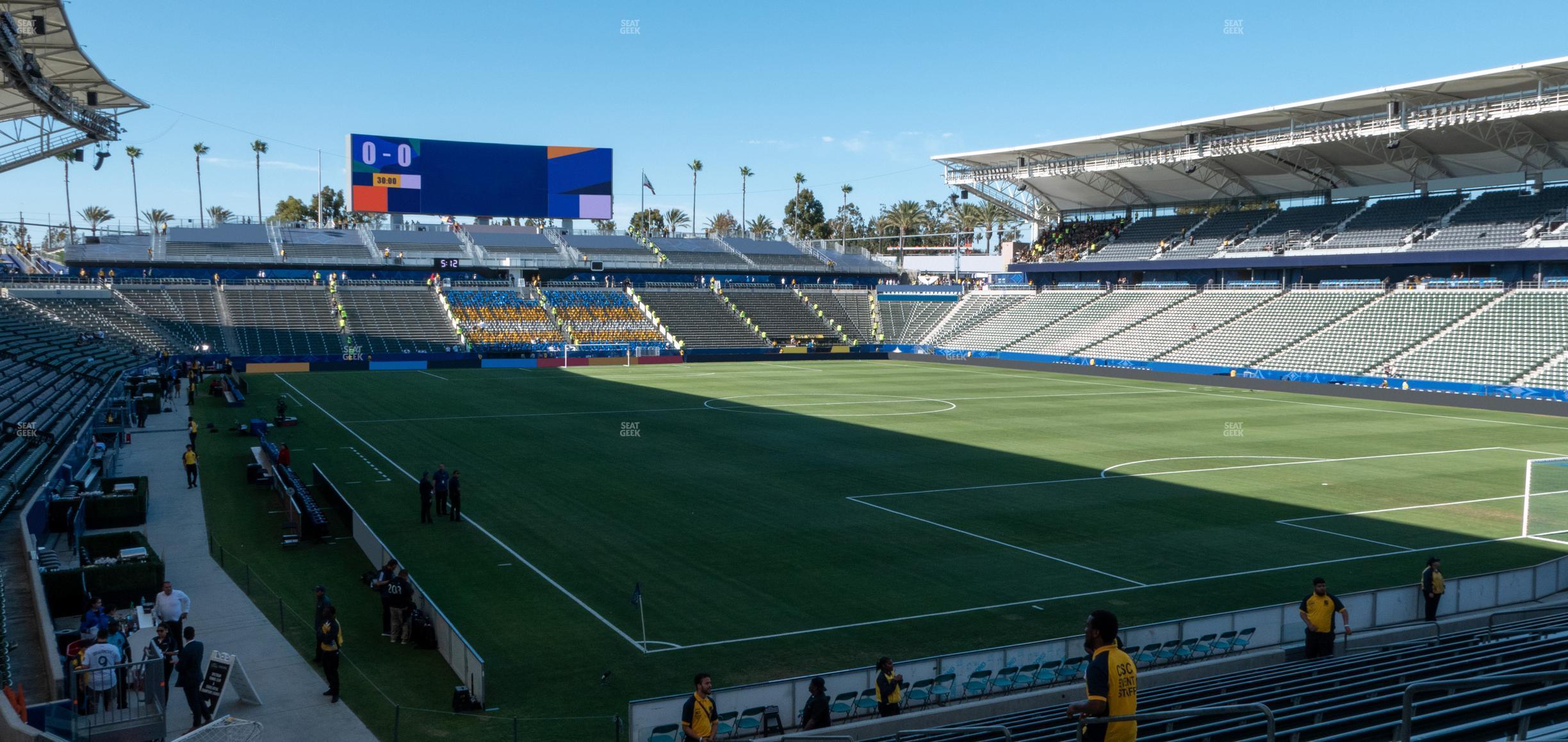 Seating view for Dignity Health Sports Park Section 104