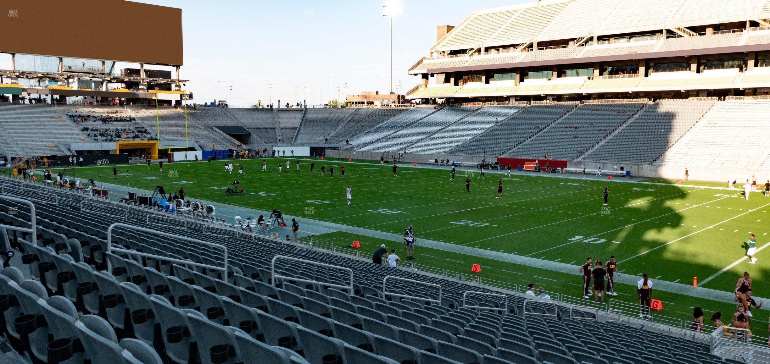 Seating view for Mountain America Stadium Section 3