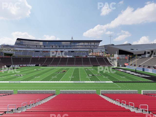 Seating view for Nippert Stadium Section 105