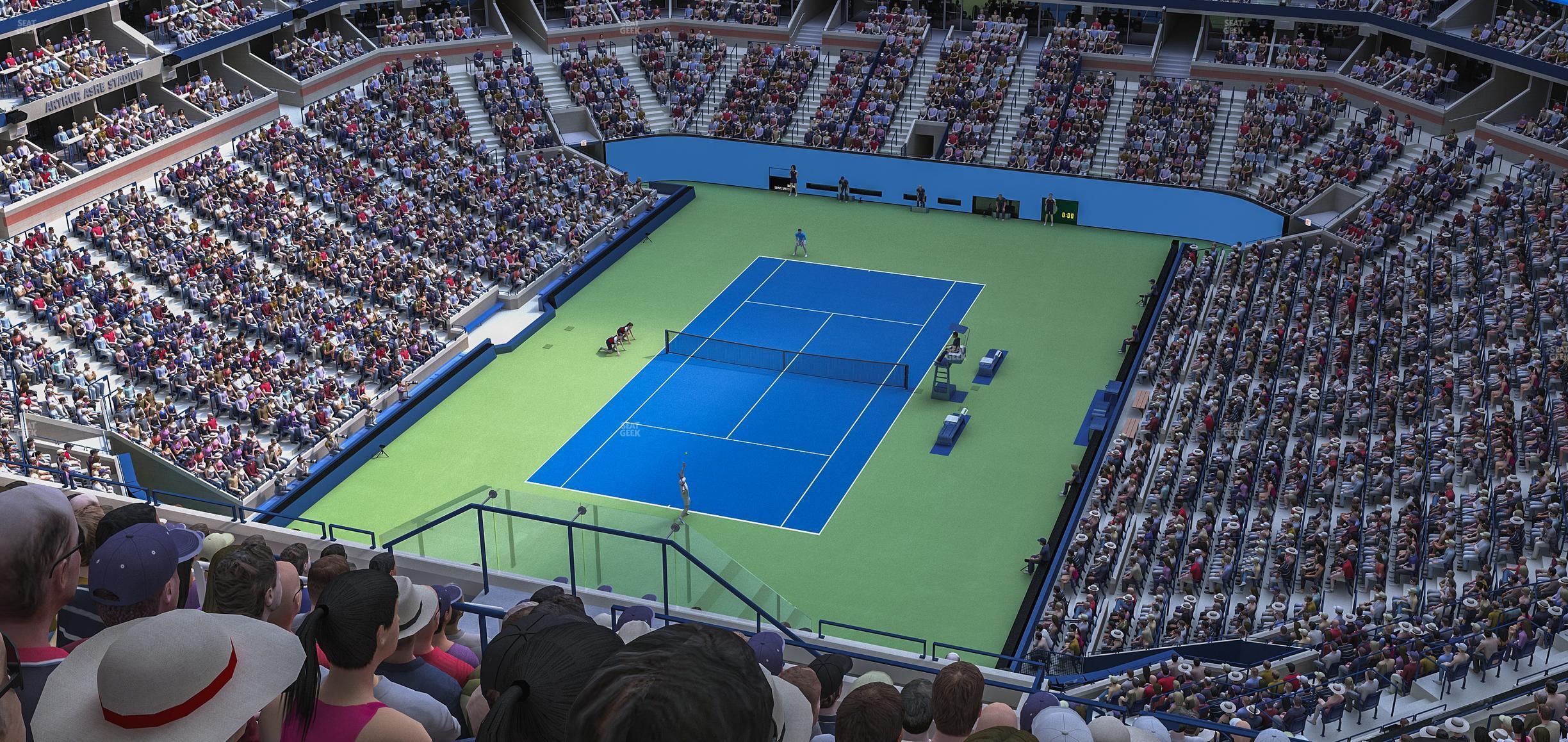 Seating view for Arthur Ashe Stadium Section 323