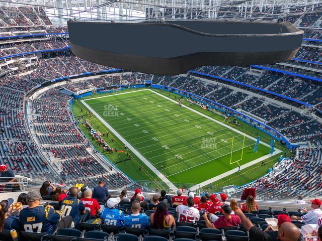 Seating view for SoFi Stadium Section 550