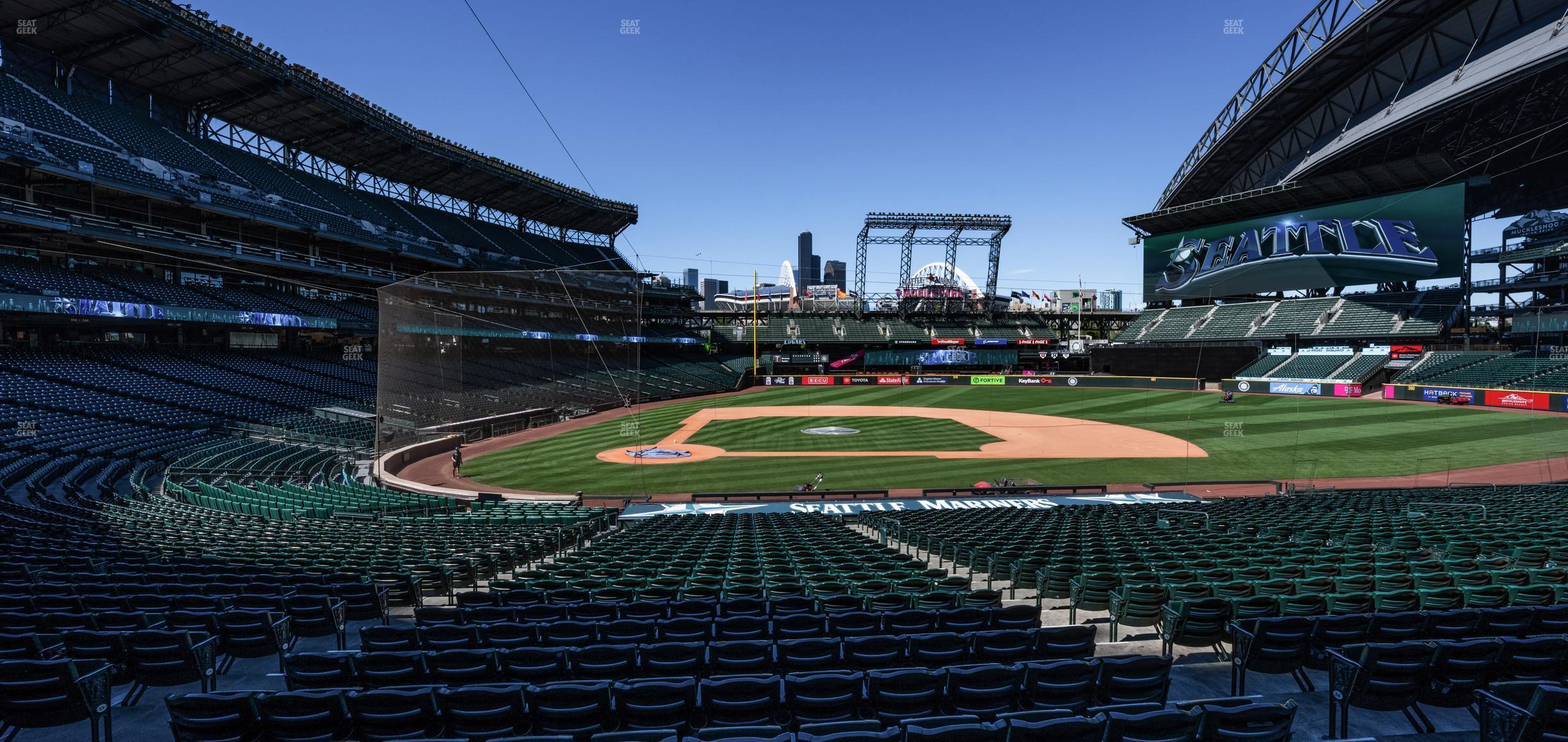 Seating view for T-Mobile Park Section 124