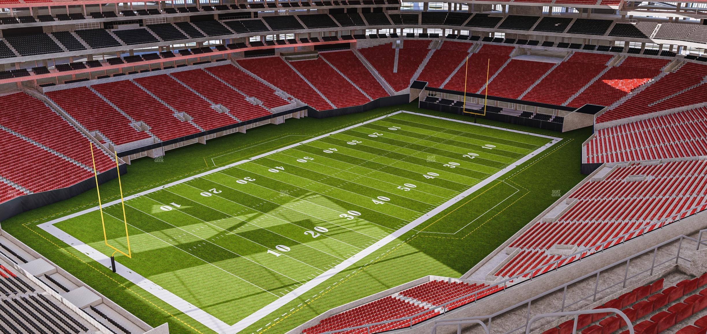 Seating view for Mercedes-Benz Stadium Section 347