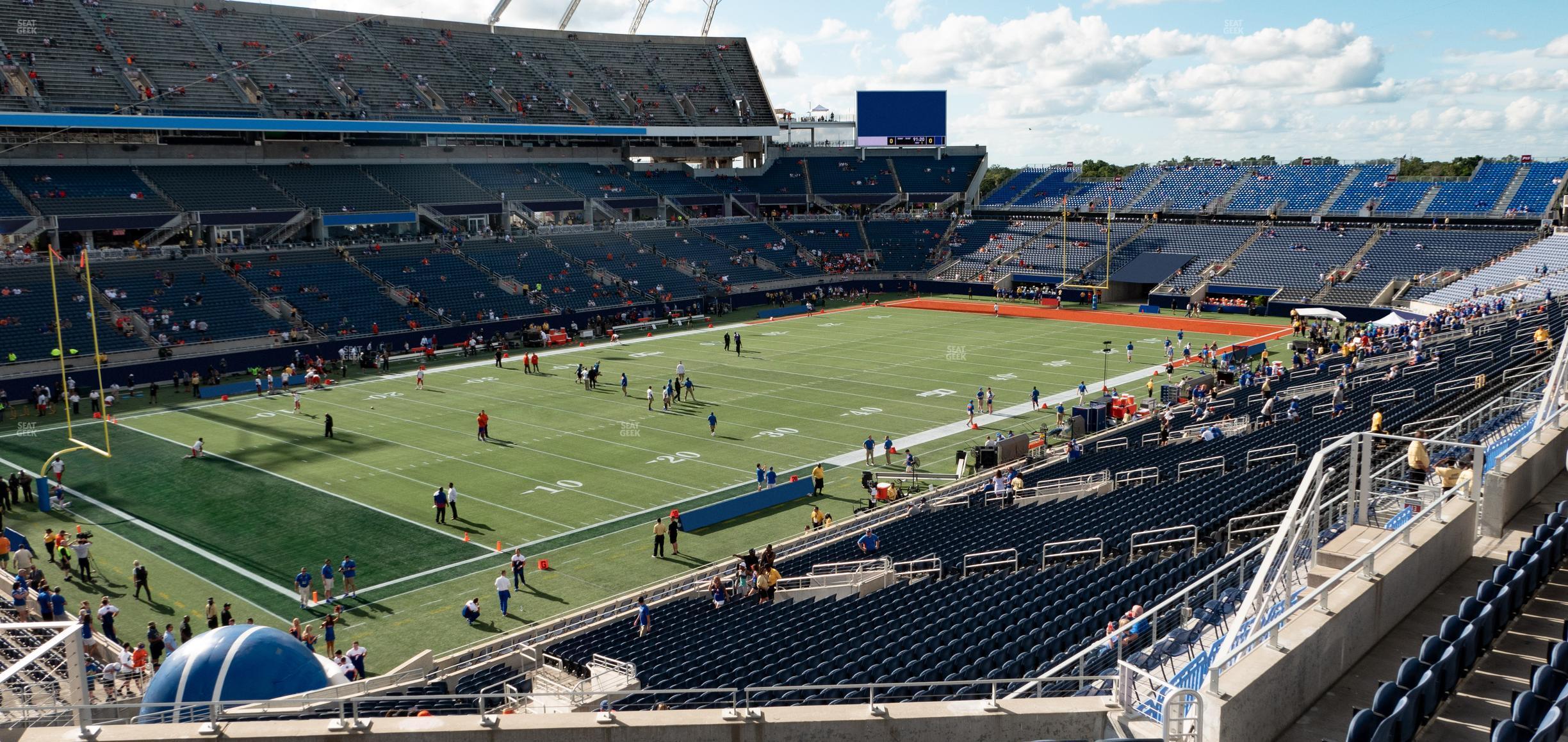 Seating view for Camping World Stadium Section Plaza 15