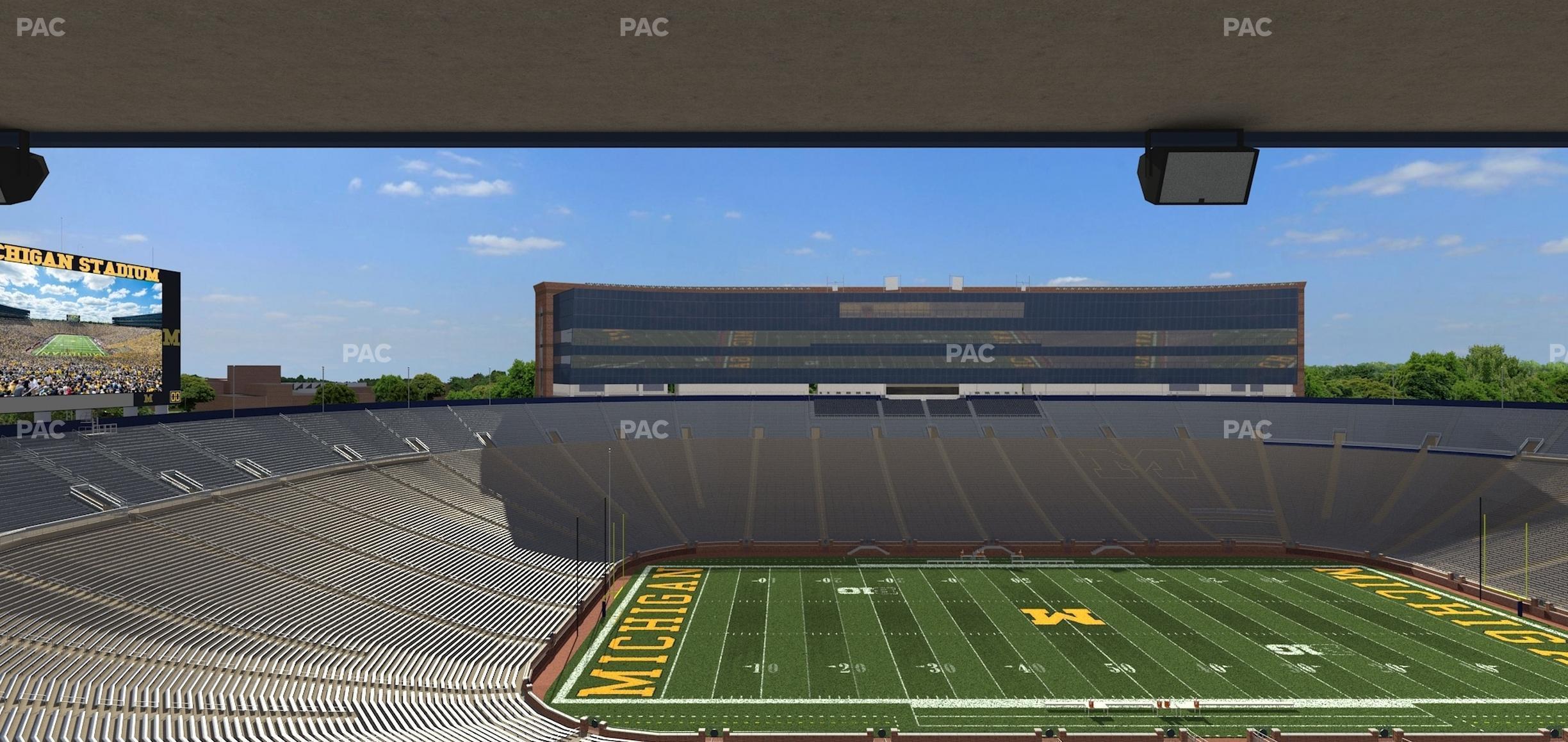 Seating view for Michigan Stadium Section 406