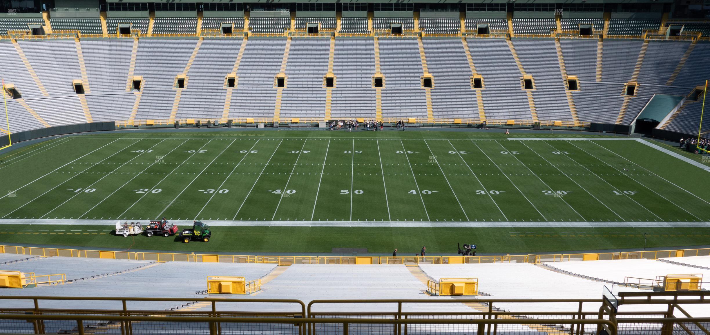 Seating view for Lambeau Field Section 326