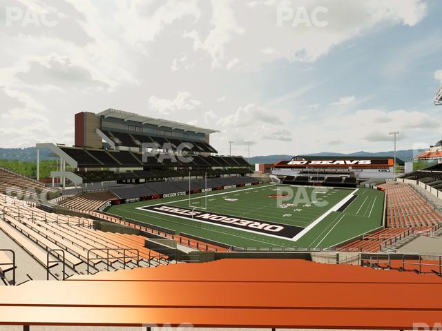 Seating view for Reser Stadium Section 122