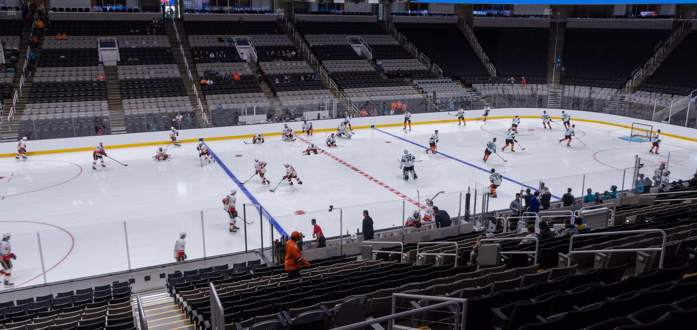 Seating view for SAP Center at San Jose Section 102