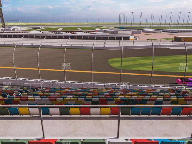 Seating view for Daytona International Speedway Section Back 132