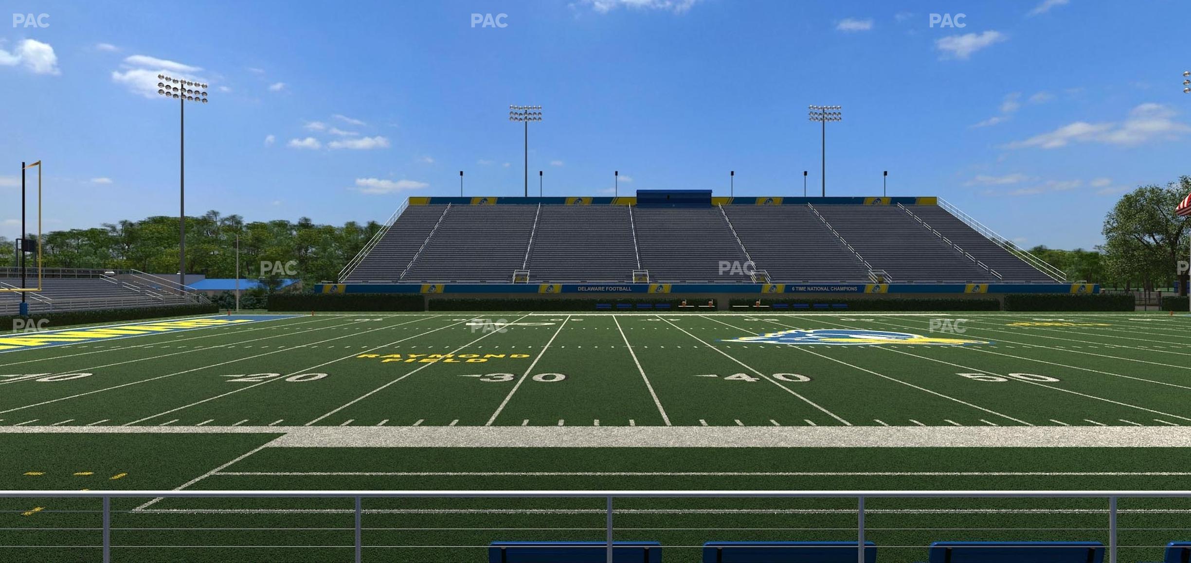 Seating view for Delaware Stadium Section 107