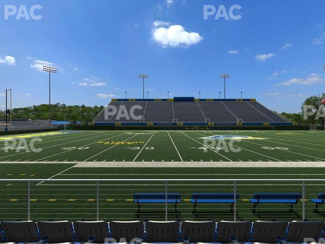 Seating view for Delaware Stadium Section 107