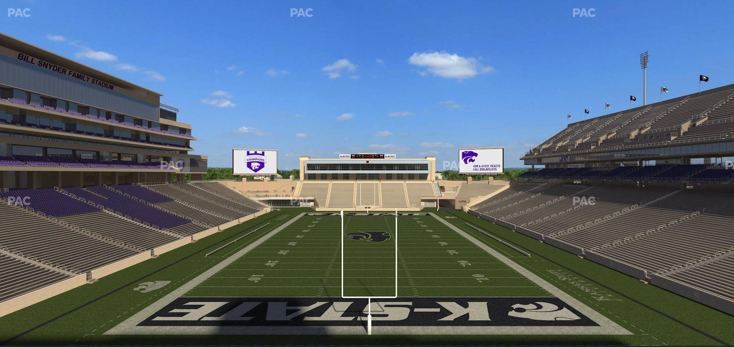 Seating view for Bill Snyder Family Stadium Section 104