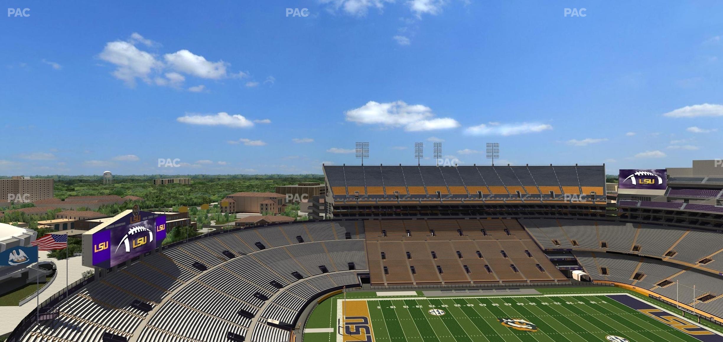 Seating view for Tiger Stadium Section 619