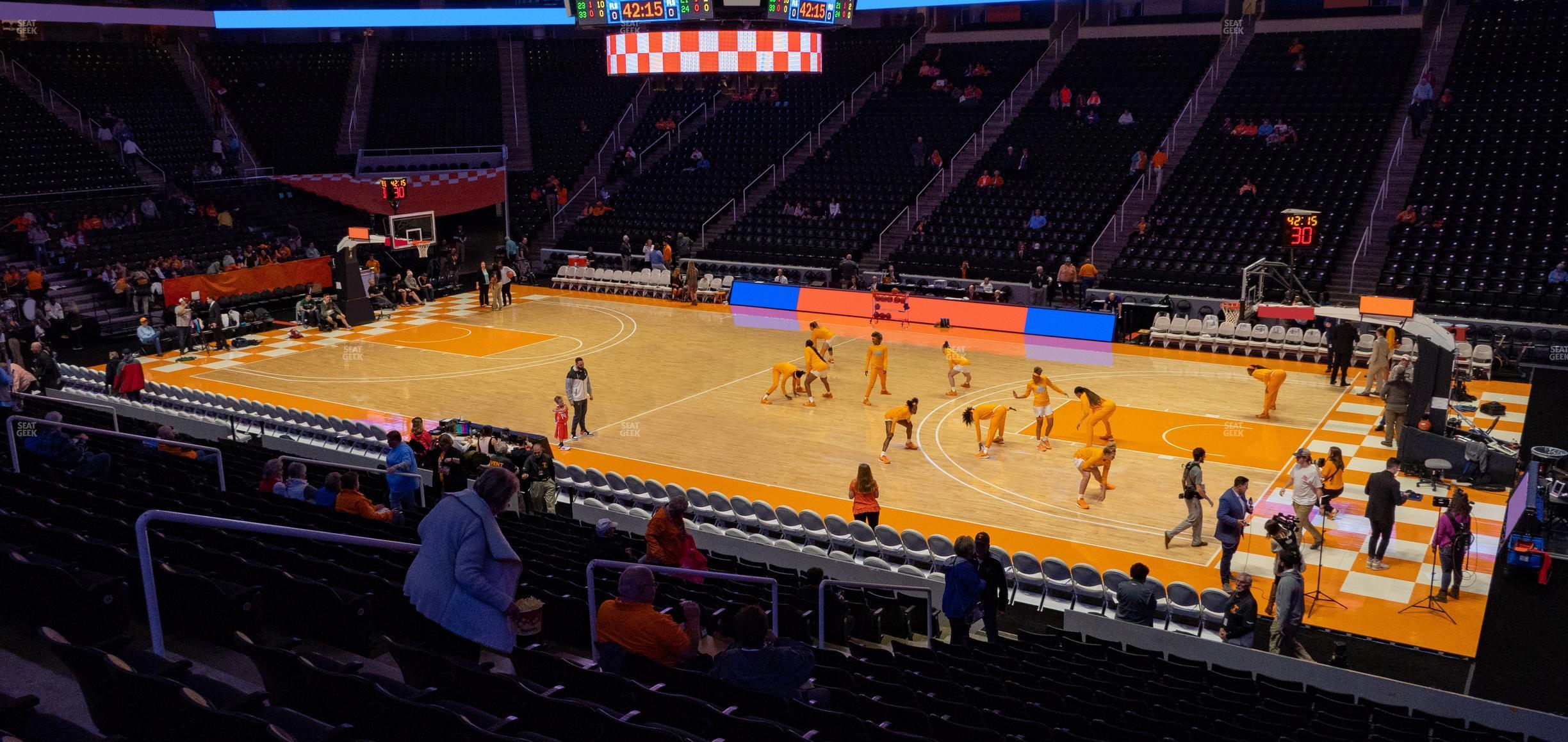 Seating view for Thompson-Boling Arena at Food City Center Section 119