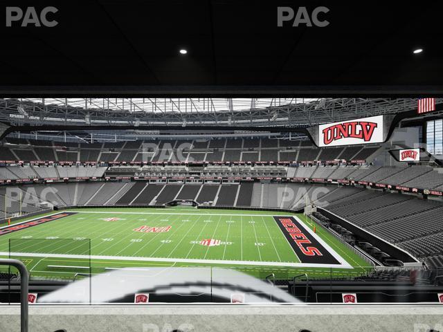 Seating view for Allegiant Stadium Section East Suite 2013