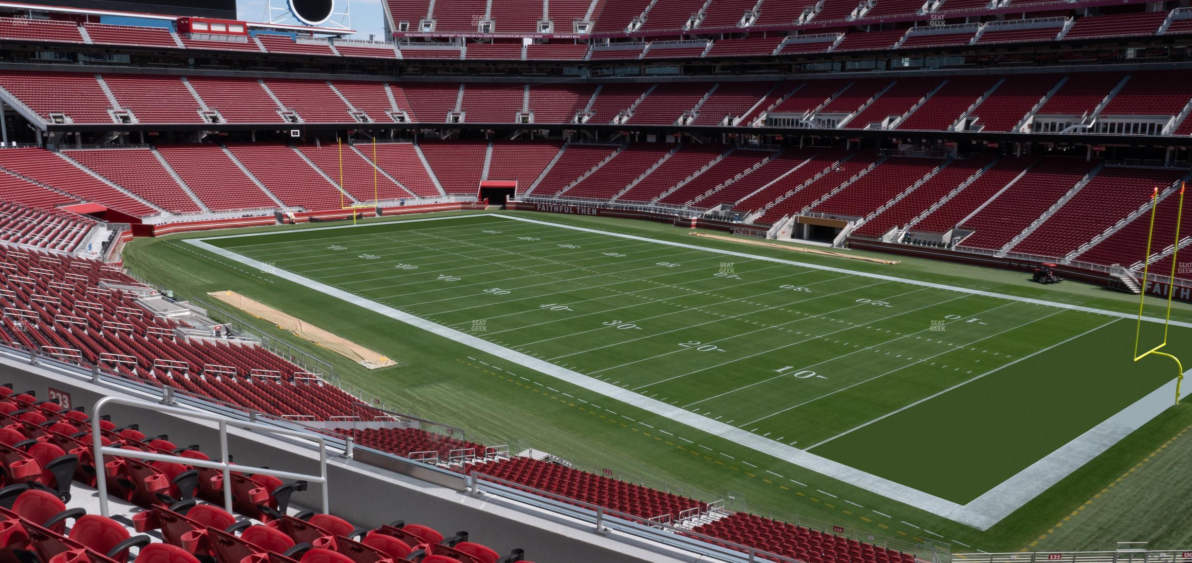 Seating view for Levi's Stadium Section P 232