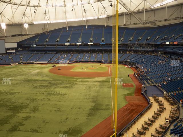 Seating view for Tropicana Field Section 345