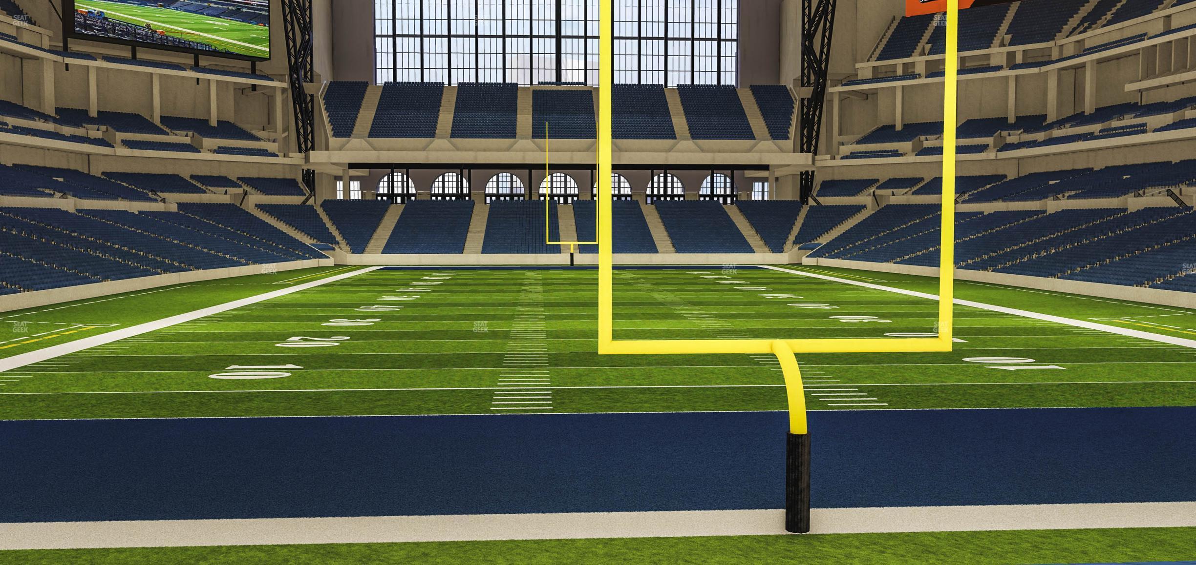 Seating view for Lucas Oil Stadium Section 127