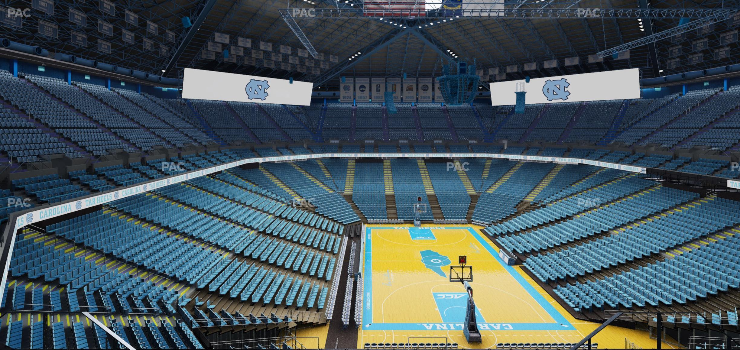 Seating view for Dean Smith Center Section 216