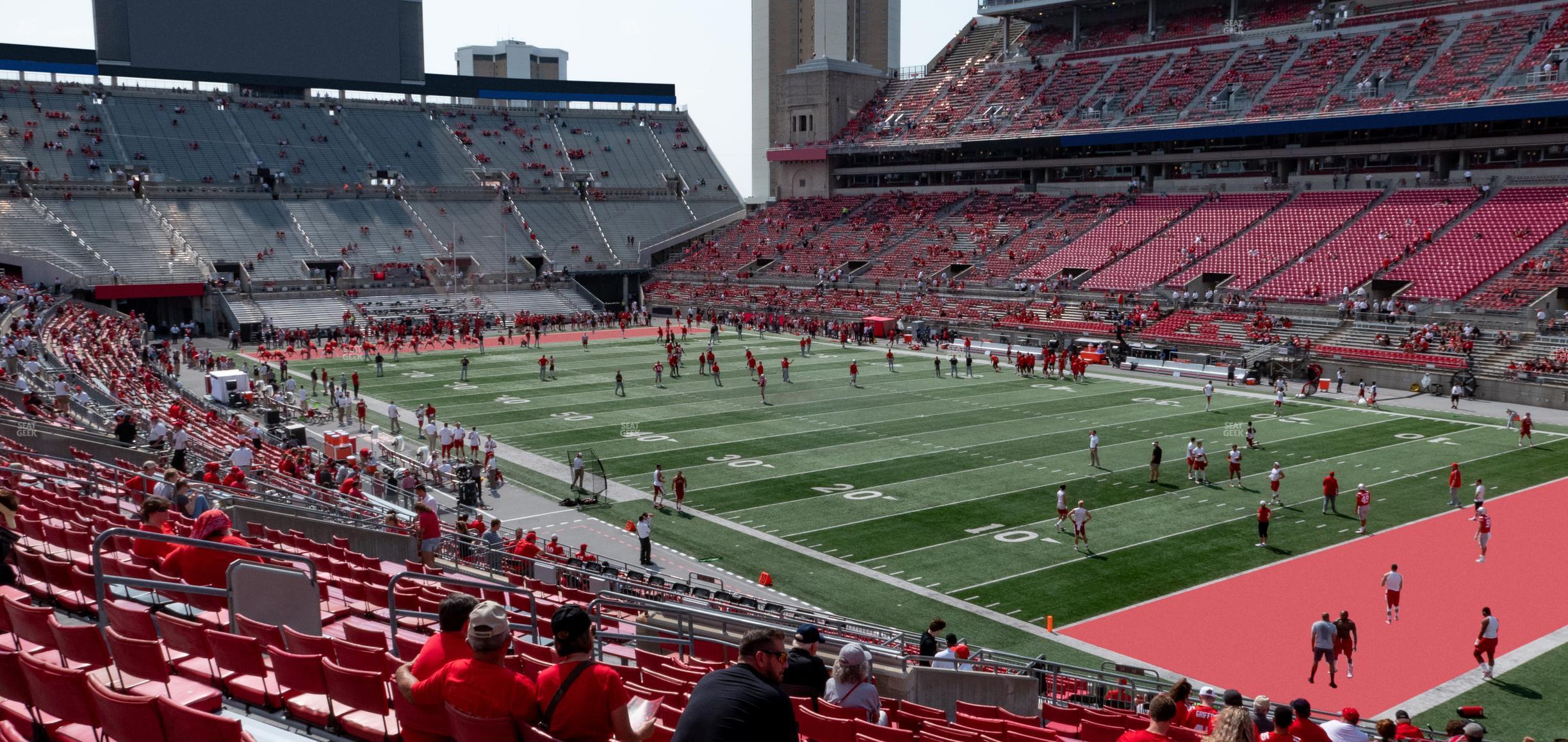 Seating view for Ohio Stadium Section 12 A